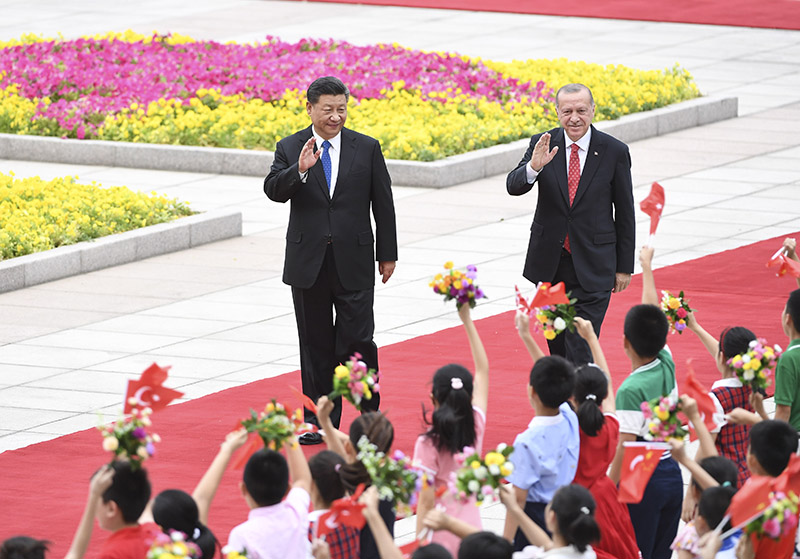 习近平同土耳其总统埃尔多安举行会谈